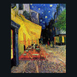 the cafe terrace on the place...Vincent van Gogh ポスター<br><div class="desc">the cafe terrace on the place du forum,  Arles,  at night,  Vincent van gogh</div>