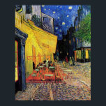 the cafe terrace on the place...Vincent van Gogh ポスター<br><div class="desc">the cafe terrace on the place du forum,  Arles,  at night,  Vincent van gogh</div>