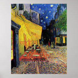 the cafe terrace on the place...Vincent van Gogh ポスター