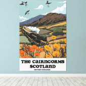 The Cairngorms Scotland  キャンバスプリント (インサイチュ (ウッドフロア))