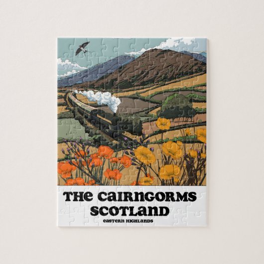 The Cairngorms Scotland  ジグソーパズル (縦)