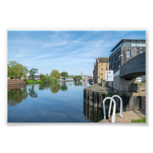 The Calder & Hebble Navigation, Wakefield フォトプリント (正面)