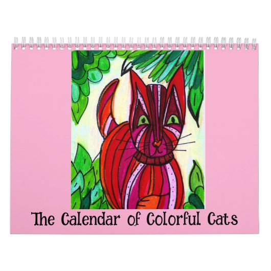 The Calendar of Colorful Cats カレンダー (カバー)