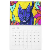 The Calendar of Colorful Cats カレンダー (3月 2026)