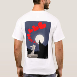 The Call of Love T-shirt (背面のデザイン) Tシャツ