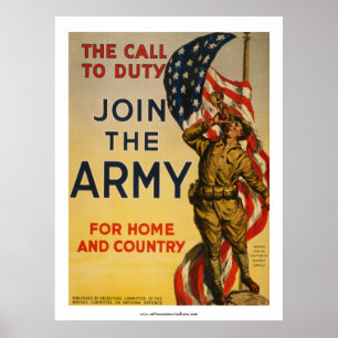 The Call to Duty – 軍に参加 ポスター