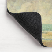 The Calm Sea by Courbet: マウスパッド (コーナー)