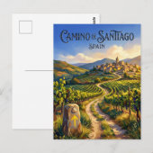 The Camino de Santiago Spain ポストカード (正面/裏面)