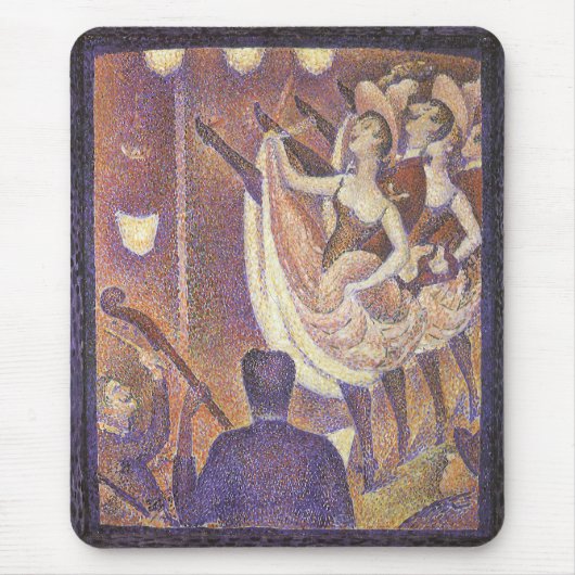 The Can Dance, Le Chahut by Georges Seurat マウスパッド (正面)