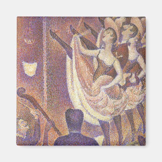 The Can Dance, Le Chahut by Georges Seurat マグネット (正面)