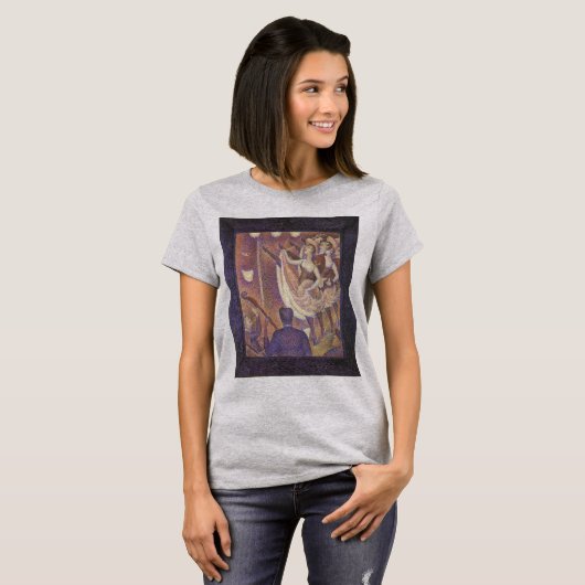 The Can Dance, Le Chahut by Georges Seurat Tシャツ (正面フル)
