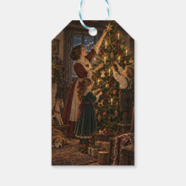 The Candlelit Tree | Vintage Christmas Gift Tags ギフトタグ