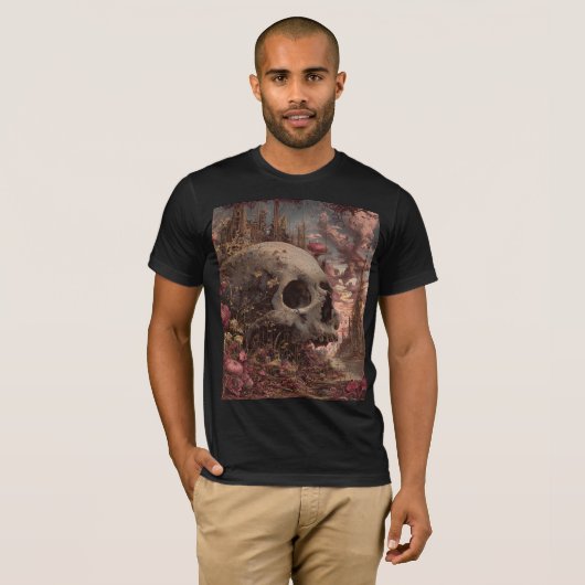 The Candy of Decay – Gothic Surrealist T-Shirt Tシャツ (正面フル)