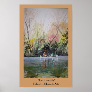 The Canoeists Poster ポスター