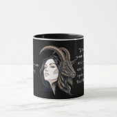 The Capricorn Lady: Luxury Two-Tone Mug マグカップ (中央)