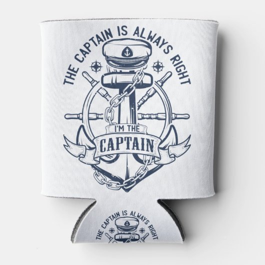 The captain is always right I'm the captain 缶クーラー (正面)
