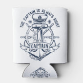 The captain is always right I'm the captain 缶クーラー (裏面)