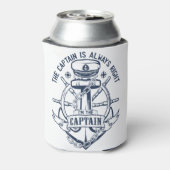 The captain is always right I'm the captain 缶クーラー (缶裏面)