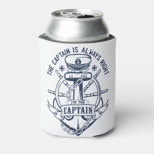 The captain is always right I'm the captain 缶クーラー (缶裏面)