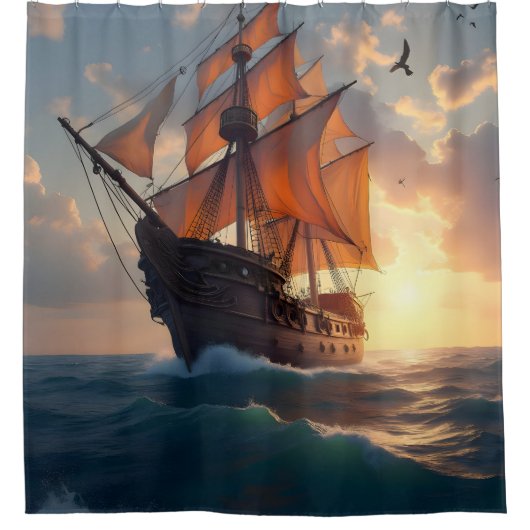 The Captain's Pride -  シャワーカーテン (正面)