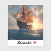 The Captain's Pride - Square Vinyl  シール (シート)