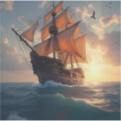 The Captain's Pride - Square Vinyl  シール (正面)