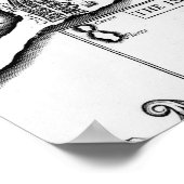 The Capture of Cádiz in 1596 (Engraving) ポスター (角)