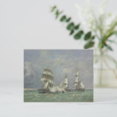 The Capture of the 'Petit Rodeur', 1878 (caの油) ポストカード (スタンド正面)