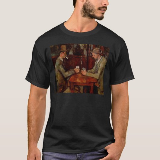 The Card Players, Claude Cezanne Tシャツ (正面)