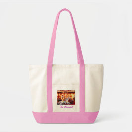 'The Carousel' Canvas Pocket Tote Bag トートバッグ