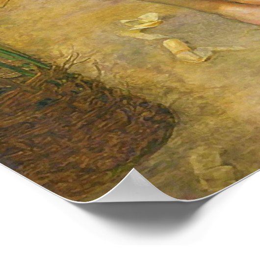 The Carpenter's Shop by John Everett Millais ポスター (角)