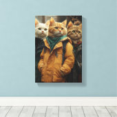 The Caseの刑事キャッツ3 キャンバスプリント (インサイチュ (ウッドフロア))