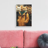 The Caseの刑事キャッツ3 キャンバスプリント (インサイチュ (リビング))