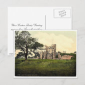 The Castle、Ashby-de-la-Zouch、イングランドヴィンテージPho ポストカード (正面/裏面)