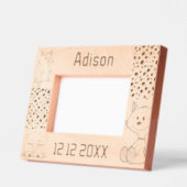 The cat and mouse in happy memories. レーザー彫刻フレーム (左)