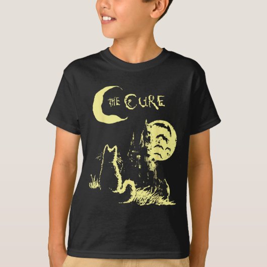 The Cat Gothic Retro Cat Lover Men Women Kids  Tシャツ (正面)