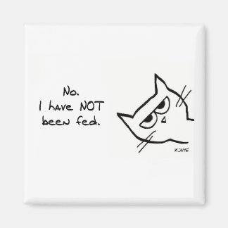 The Cat Has 食べ物を与え Not  - Cat おもしろい Magnet マグネット