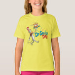 The Cat in the Hat | Dr. Seuss Day Tシャツ<br><div class="desc">Celebrate reading with The Cat in the Hat and this fun Dr. Seuss Day graphic.</div>