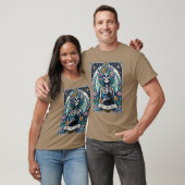 The Cat Ladyarot Card Skeleton Cat Mom Cat Lover f Tシャツ (ユニセックス)