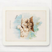 The Cat Nightor by Louis Wain マウスパッド (正面)