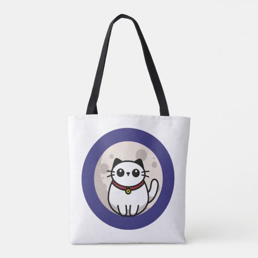 The Cat on The Moon Bag トートバッグ (裏面)