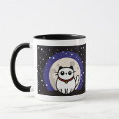 The Cat on the Moon Mug マグカップ (左)