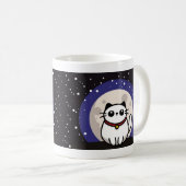 The Cat on the Moon Mug マグカップ (正面右)