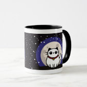 The Cat on the Moon Mug マグカップ (正面右)