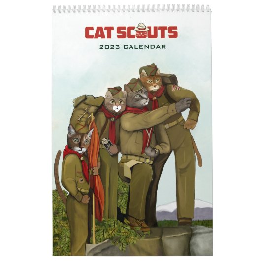 The Cat Scouts 2023カレンダー カレンダー (カバー)