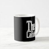The Catfather Cat Father Mafia Whiskers Male Daddy コーヒーマグカップ (正面右)