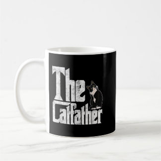The Catfather Cat Father Mafia Whiskers Male Daddy コーヒーマグカップ