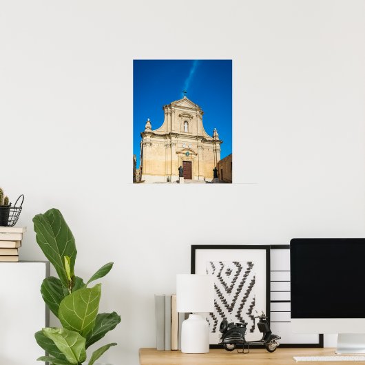 🏰The Cathedral of Gozo ポスター (ホームオフィス)