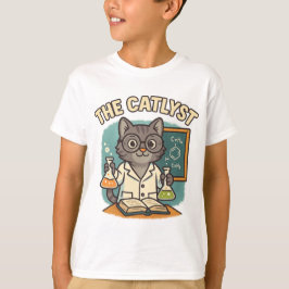 The Catlyst - Chemistry Cat Tシャツ