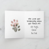 The Cats おもしろい Valentine シーズンカード (内部)